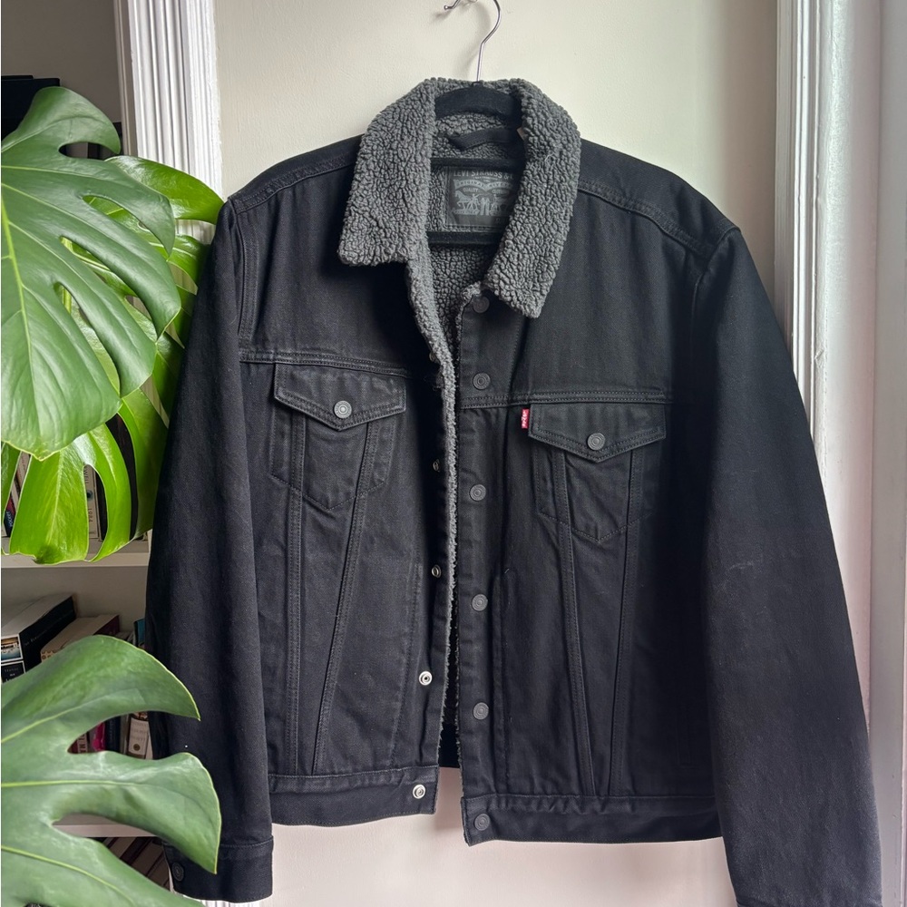 Levi's Men's Black Sherpa Jacket